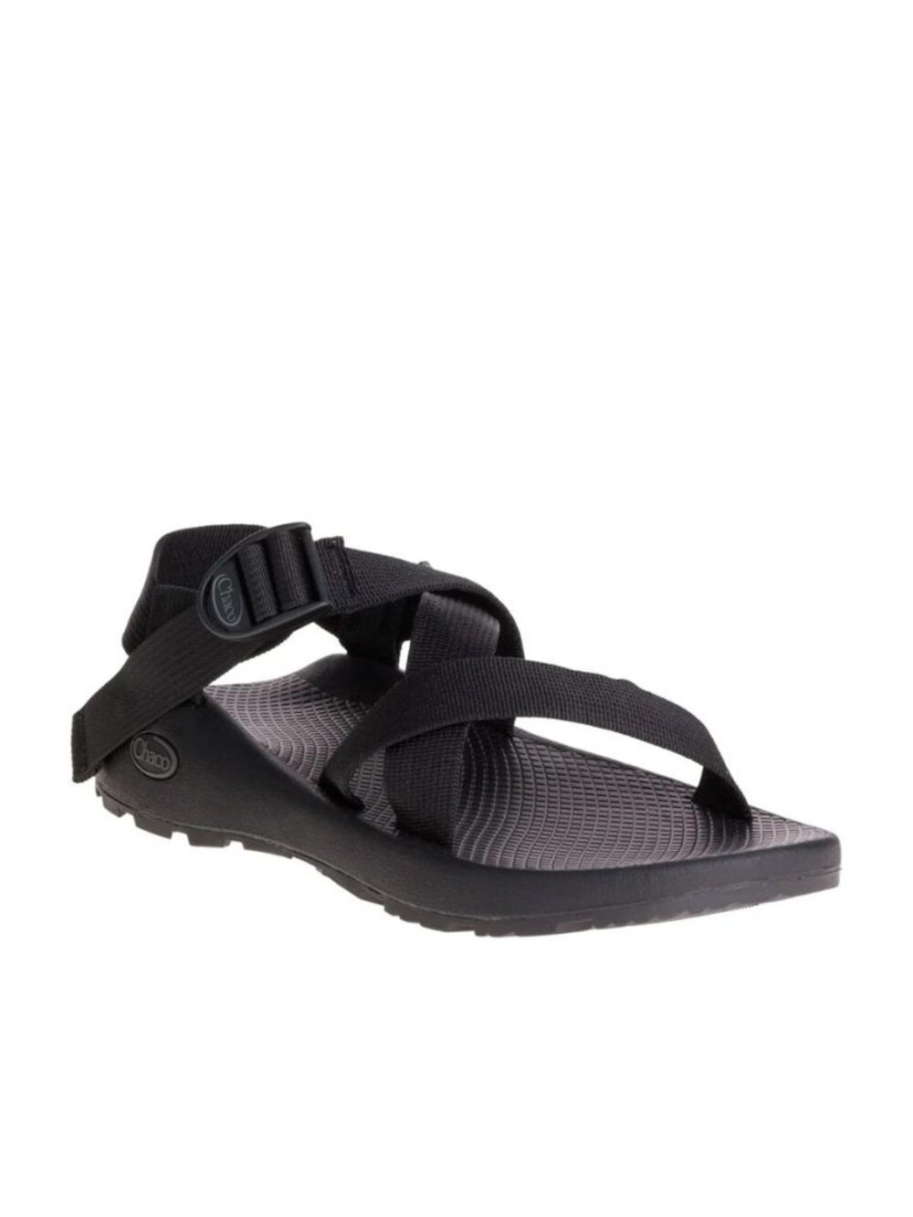 Chaco Z/1 Classic Black and Gray Adjustable Strap Sandals Mens 8